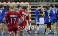 [포토]노르웨이 꺾은 여자 핸드볼 대표팀