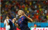 [월드컵]'로번·판페르시 두 골' 네덜란드 스페인에 5-1 대승