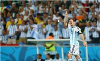 [월드컵]'메시 결승골' 아르헨티나, 이란에 1-0 진땀승