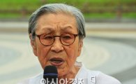 [포토]1인 시위에 나선 김복동 할머니 