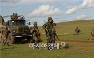 해병대 폭동진압훈련 받는다. 