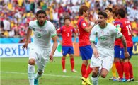 [월드컵]2분 사이 '두 골' 허용…한국 0-2 알제리