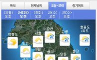 [날씨]24일 전국 구름 많아…강원·경상도 소나기 