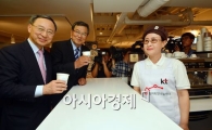 [포토]동자희망나눔센터 방문한 황창규-최문기 