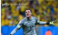 [월드컵]세자르 '선방'…브라질, 칠레에 승부차기 승  