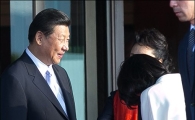 [포토]시진핑 주석 배웅하는 이부진 사장