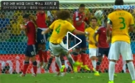 브라질, 콜롬비아 2-1로 꺾고 4강진출…결승진출 놓고 독일과 4강전 '루이스 결승골' 