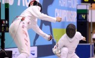 펜싱, 아시아선수권 女사브르·男에페 단체전 은메달