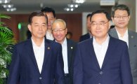 [포토]국무회의 참석하는 정홍원 총리-한민구 장관 