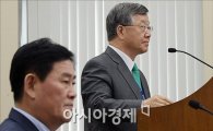 [포토]고액 정치 후원금 해명하는 안홍철 사장