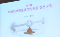 [포토]'여성인재 활용과 양성 평등 실천 포럼'