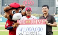 KIA타이거즈 안치홍, 밝은안과21병원 6월 MVP 수상