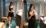 이연두 탈의실 셀카, 늘씬한 각선미 자랑 "군살이 하나도 없네"