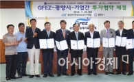 광양항 배후단지 입주업체 5개사와 투자협약 체결