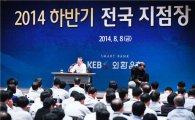 김한조 외환은행장 "외환은행이 하나은행과의 조기통합 주도해야"