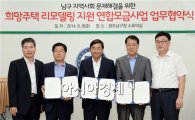 [포토]광주 남구, 희망주택 리모델링 지원 연합모금사업 업무 협약 