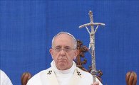 [포토]미사 집전하는 프란치스코 교황