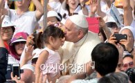 [포토]프란치스코 교황 "오늘은 모든 한국인에게 큰 기쁨의 날"