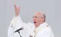 [포토]프란치스코 교황, "아시아의 젊은이들이여! 일어나라!" 
