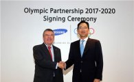 [포토]이재용 삼성전자 부회장, IOC와 올림픽 공식 후원 연장 계약