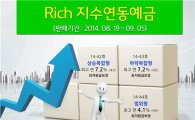 대구은행, '리치 지수연동예금' 3종 판매