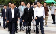 [포토]청와대 향하는 박영선 원내대표