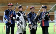 [포토]정미라-유서영-음빛나-나윤경,'50m 소총은 우리가'