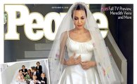 안젤리나 졸리-브래드 피트 결혼식 사진 공개…"아이들이 만든 드레스"