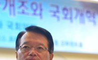 [포토]정의화 국회의장, '반쪽 국회 있을 수 없는 일' 