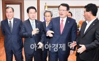 [포토]정의화 의장 면담한 새정치민주연합 원내대표단