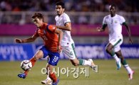 [포토]김승대,'골키퍼와 일대일 찬스야'