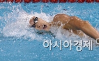 박태환, 올해 첫 국제대회 자유형 100m-400m 예선서 전체 1위