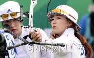 장혜진·정다소미 양궁 리커브 개인전 金놓고 경쟁…행복한 '집안싸움'