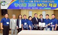 고창군-서울시 중랑구 아파트연합회 농산물 직거래 교류 MOU체결