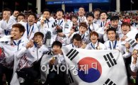 [포토]AG 축구대표팀,'28년만의 금메달이다!'