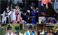 '야경꾼일지' 주인공들, 촬영장 비하인드컷 공개…넘치는 '연기 열정'