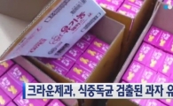 크라운제과 '유기농 웨하스'서 식중독 균 검출돼…'비난 봇물'