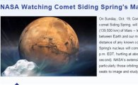 20일, '사이딩 스프링' 혜성 화성 접근 우주쇼 "태양계 기원 단서 제공할까"