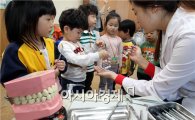 [포토]광주북구 보건소, 어린이 치과 체험