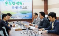순천시의회,국가정원 지정 지원특위 국회의원과의 간담회 개최