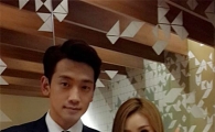 피에스타 차오루, 비와 깜짝 인증샷 "우리 멋진 사장님"