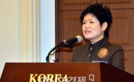 [포토]인사말 전하는 김상경 여성금융인네트워크 회장