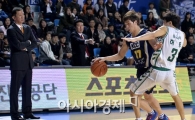 [포토]허재 감독,'명호야, 살살해라'