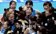 2014-15 V리그 한국도로공사, 현대건설 3-1로 승리…"'정규리그 우승'에 한 걸음 더"