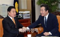 [포토]이낙연 전남지사, 이석현 국회부의장에게 예산지원 요청