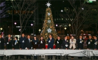 서초구청에 성탄트리 불밝혀 