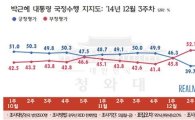 헌재 판결 영향 朴대통령 지지율 0.2%p 상승…'여전히 30%대'