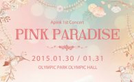 에이핑크, 첫번째 콘서트 '핑크 파라다이스'…어떻게 꾸몄을까