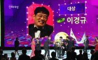 'SBS 연예대상' 이경규 "상 받고 후배들에 미안…" 넘치는 사랑
