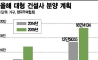 대형건설사, 내년 18만가구 쏟아낸다 